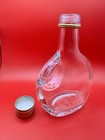 Ornamental Clear Glass Bottle