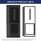 3x Pre-cut Custom Light Seal Foam Sponge Kits For Pentax 67 6x7 Film Camera