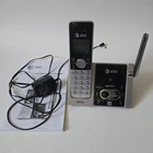 At t Cl82353 Dect 6 0 Cordless Phone Answering Machine Caller Id Announce 1 Hand