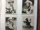 Framed Collection Of Twelve Vintage 2  Roy Rogers trigger Photographs 1940s-50s