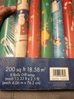 6 Pack Of Vintage Assortment Christmas Wrapping Paper 200 Sq Ft 