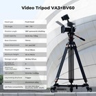 K f Concept 75  Video Tripod Heavy Duty Tripod Stand W  Fluid Head For Canon
