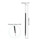 50 X Retractable Gel Pen Refills Black Rollerball Gel Ink Pens 0 5mm Fine Point