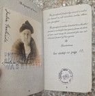 1936 Pre Wwii Us Passport Photo Visas Stamps St Louis Mo Envelope Julia Gartside