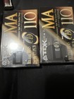 Tdk Ma 110 Cassette Metal Tapes Iec Iv 2 Tape Lot Unopened Read Below       