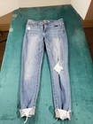 Joes Jeans Sz 27 Womens Blue Stretch Ladies Denim Casual Pants Mid Rise Ankle