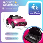 12v Kids Electric Car Ride On Toys For Girls Boys W remote  Battery Powered pink