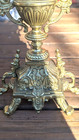 Beautiful Vintage Baroque Style Brass Brevetto Candelabra 5 Candles 16 5 Italy