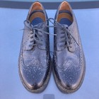 Vintage Dockers Mens 9m Dress Shoes Black Leather Wingtip Oxford 90-2014