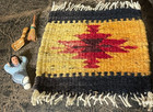 4 Miniatures  Navajo Native American Boy-vintage Chimayo Rug-broom-rug Beater