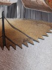Vintage Hand Painted Circular Saw Blade - Fall Barn - Signed