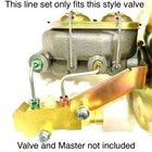Complete Galfan Coated Steel Brake Line Kit For Power Disc Front   Drum Rear