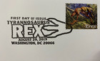Usps First Day Of Issue Stamp  tyrannosaurus Rex  Qty4  2019 B w Cancel - New