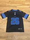 Jahmyr Gibbs  26 Detroit Lions Kids Jersey Black Youth Med Stitched Jersey