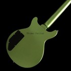 Factory Electric Guitar Metallic Green Junior Jr Lp Sparkle Double Cutaway Body