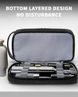 Zomfelt Toiletry Bag For Men Dual Layers Canvas Travel Toiletries Bag