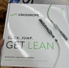 New Crossrope Get Lean Weighted Jump Rope Set  Handles 1 4lb 1 2lb Ropes Bag