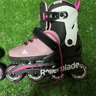 Girl Microblade Rollerblades Adjustable Kids Inline Skates Size 2-5     Used Once