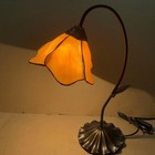 Ts0103 Tiffany Style Staind Glass Flower Lampshade  42mm Opening Orange 