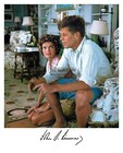 President John F  Kennedy   Jackie Kennedy Autographed 8x10 Framed Photo