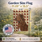 Caroline s Treasures Chesapeake Bay Retriever Fall Leaves Portrait Garden Flag