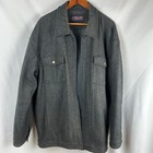 Galaxy Climate Control Shacket Style Coat Jacket Men Xxl Gray Wool Outdoor Chore