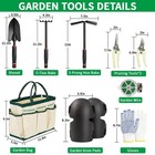 Heavy Duty Gardening Tool Set Waterproof Repotting Mat Kneeling Gardening Pad