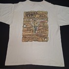 Vtg 90 s Brooks   Dunn Borderline Album Tour Concert T-shirt Size Xl White 1997