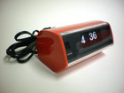 Copal Model 222 Flip Clock Patapata Orange Vintage Retro Japan Good Condition