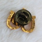 Vtg 1960s Gulf Oil Republican Gop Elephant Horseshoe Political Party Lapel Pin