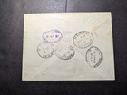 1931 Registered Sudan Airmail First Flight Cover Ffc Khartoum To Nairobi Kenya