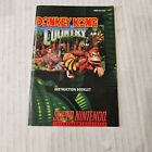 Donkey Kong Country 1 Super Nintendo Snes Manual Instruction Only - Good
