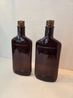 Breakaway Amber Pint Whiskey Bottle Fake Smash Glass Set Of 2 Pint Bottles
