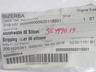 232153 New-no Box  Bizerba 65620118601 Stripping Roller 80 Silicone