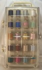 Vtg 60s Portable Plastic Sewing Storage Box william Thomas   Sons