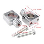 1  25mm Handlebar Mount Clamp Risers For Yamaha V-star 650 950 1100 1300 Classic