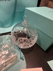 Tiffany   Co  Crystal Glass Ornament With Box Mint