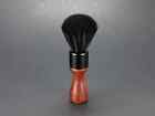 Handmade Black Wood Long Handle Faux Badger Vegan Shaving Brush Lather Brush