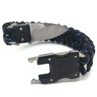 Outdoor Survival Bracelet Paracord Hiking Camping Tools Emergency Knife Kit