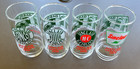 Sinclair Gasoline Logo Tumbler Glasses  Through The Years  1916 To 1959 Set Of 4