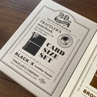 Traveler s Notebook 20th Anniversary Card Size Set Black Brown Limited Japan