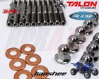 Best Yamaha Banshee 350 Titanium Pro Design Cool Head Stud Kit Ti Acorn Nuts Set