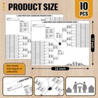 10 Pieces Blank Genealogy Charts Family Tree Charts To Fill In Pedigree Chart   