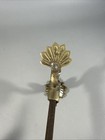 Vintage Adjustable 8    Ornate Brass Trivet Vase Pot Bowl Hot Plate Stand Petina
