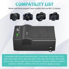 Lp Nb-11l Nb-11lh Battery Charger For Canon Powershot Elph Sx A-series Cameras