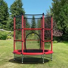 Youth Jumping Round Trampoline 55  Exercise W  Safety Pad Enclosure Combo Kids