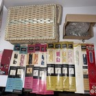 2 Sewing Boxes  Tons Of Thread Various Brands  Lots Of Notions-vintage See Pics