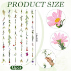 12 Pcs 70 8 Ft Artificial Wildflower Garlands For Wedding And Home Decor