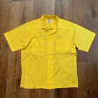 Vtg 50s 60s Brent Shirt Loop Collar Made In Japan Rockabilly Mcm Mod Mens Medium