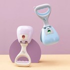 2pcs Pet Pooper Scooper With Handle Waste Bag Dispenser Small Medium Large Dog